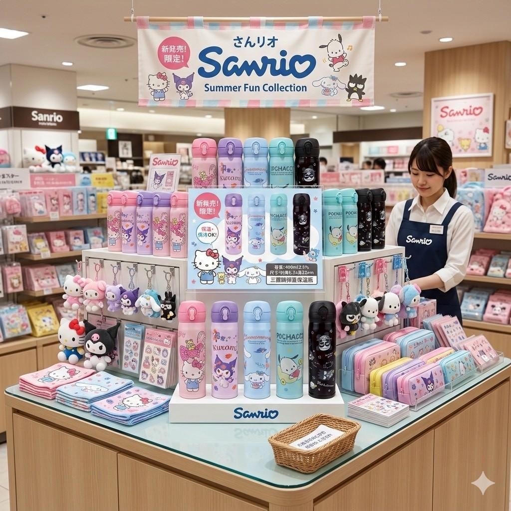 預購-03/16免50UP▲S160-I2-正版授權SANRIO三麗鷗彈蓋保溫瓶