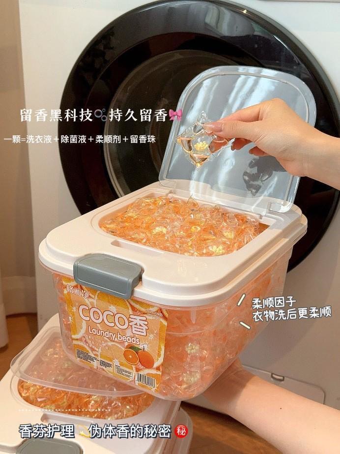預購-03/05免10UP▲S183-後-霸王桶🌸少女偽體香5D洗衣凝珠COCO留香版300顆/桶🌸