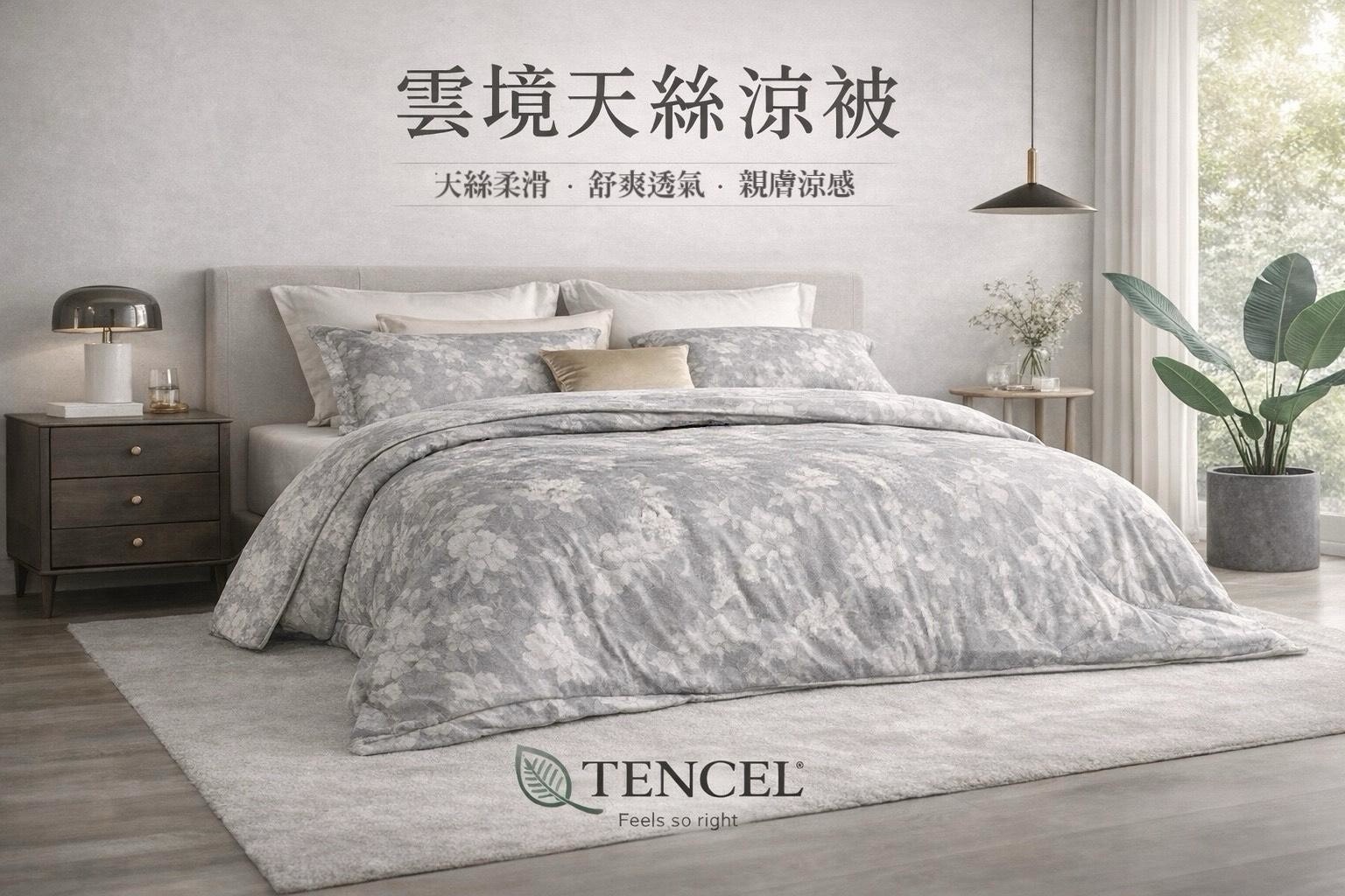 預購-03/19免25UP▲S399-外-雲境石墨烯天絲涼被
