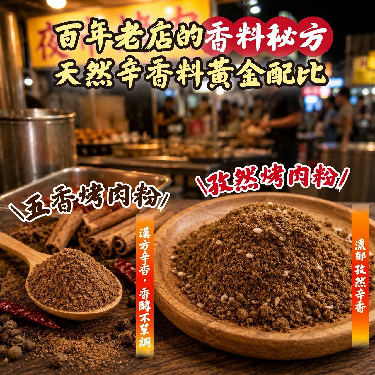 預購-08/31免30UP▲⛩️百年漢方秘製灑粉系列🔥孜然70g/五香80g