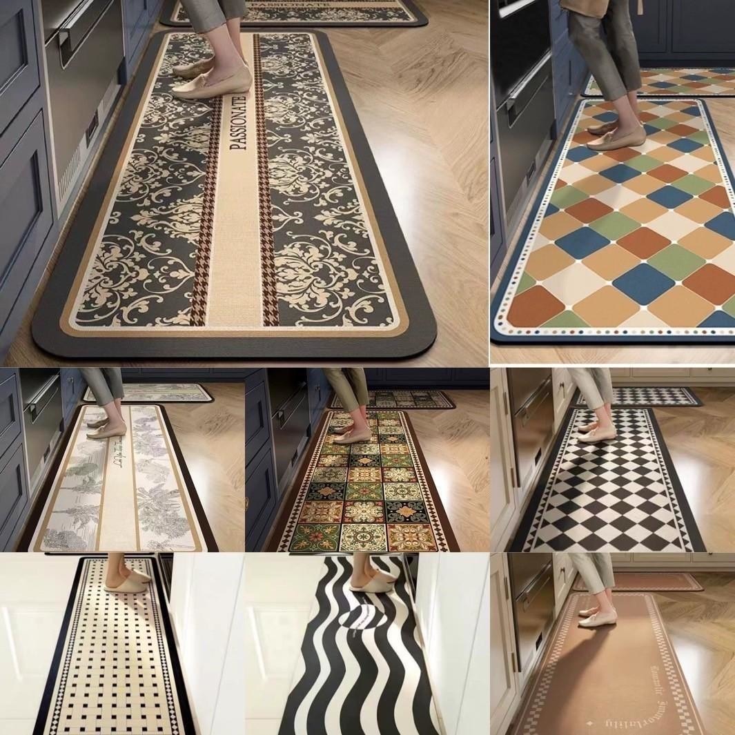 預購-02/26免50UP▲S41-外-AQ356時尚質感廚房地墊套裝組