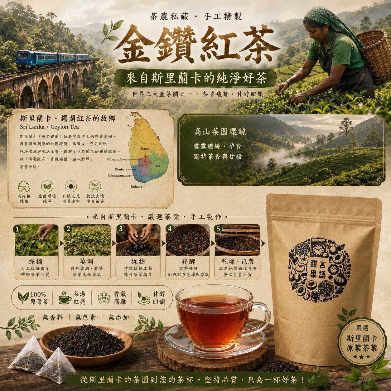 預購-07/23免30UP▲甜言果語金鑽紅茶2g 30入/包